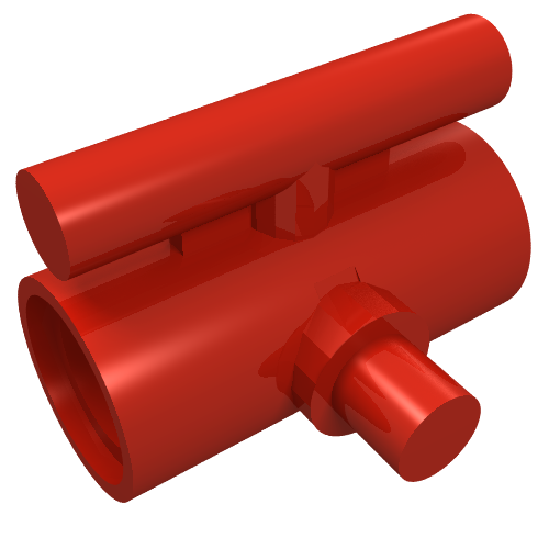 Technic Pin Joiner Round with Slot, Bar and Pivot Rot