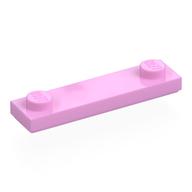 Plate Special 1 × 4 with 2 Studs with Groove [New Underside] Bright Pink