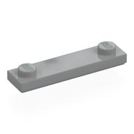 Plate Special 1 × 4 with 2 Studs with Groove [New Underside] Light Bluish Gray