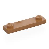 Plate Special 1 × 4 with 2 Studs with Groove [New Underside] Mittelnougat