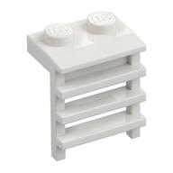 Plate Special 1 × 2 with Ladder White