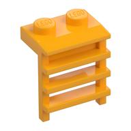 Platte speziell 1 × 2 mit Leiter Leuchtendes Hellorange