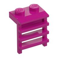 Plate Special 1 × 2 with Ladder Magenta