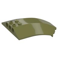 Windscreen 8 × 6 × 2 Curved Olive Green