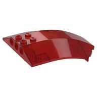 Windscreen 8 × 6 × 2 Curved Trans-Red
