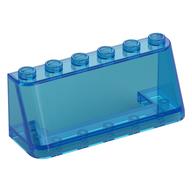 Windscreen 2 × 6 × 2, Wide Top Trans-Dark Blue