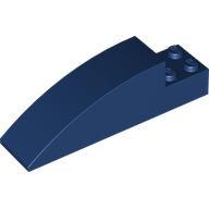 Brick Curved 8 × 2 × 2 Dark Blue