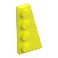 Wedge Plate 4 × 2 Right Vibrant Yellow
