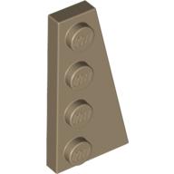 Keil Platte 4 × 2 rechts Dunkelbeige