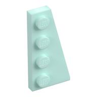 Wedge Plate 4 × 2 Right Light Aqua