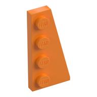 Wedge Plate 4 × 2 Right Medium Orange