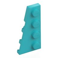 Wedge Plate 4 × 2 Left Medium Azure