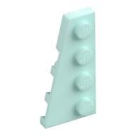Wedge Plate 4 × 2 Left Light Aqua