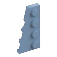 Wedge Plate 4 × 2 Left Sand Blue