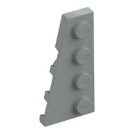 Wedge Plate 4 × 2 Left Light Gray
