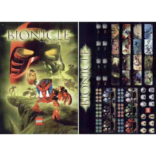 Poster, Bionicle, 2002, Bohrok / Krana [Keine Farbe/Beliebige Farbe]