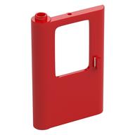 Door 1 × 4 × 5 Train Left Red