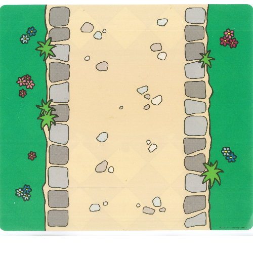 Duplo Playmat for Sets 3615-2, 9131-1, Straight Road / Royal Carpet Print [Keine Farbe/Beliebige Farbe]