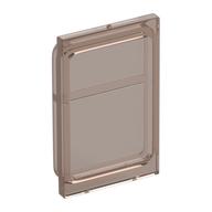 Glass for Train Door Lip On Top and Bottom Trans-Brown