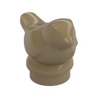 Tier, Vogel, klein [PLAIN] Dunkelbeige
