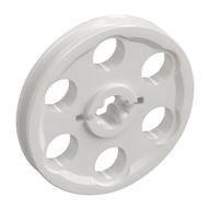 Technic Wedge Belt Wheel [aka Pulley] Weiß