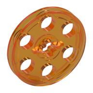 Technic Wedge Belt Wheel [aka Pulley] Trans-Orange