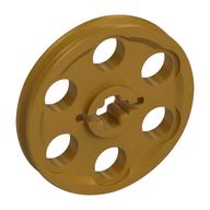 Technic Wedge Belt Wheel [aka Pulley] Pearl Gold