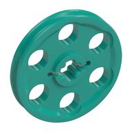 Technic Wedge Belt Wheel [aka Pulley] Dark Turquoise