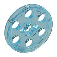 Technic Wedge Belt Wheel [aka Pulley] Trans-Light Blue