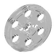 Technic Wedge Belt Wheel [aka Pulley] Trans-Clear
