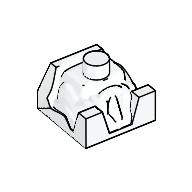 Racer Driver, Brick Special 2 × 2 No Head Weiß