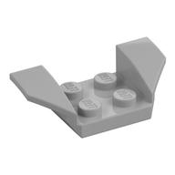 Mudguard 2 × 4 with 2 × 2 Studs and Flared Wings Perlhellgrau