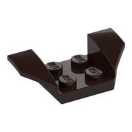 Mudguard 2 × 4 with 2 × 2 Studs and Flared Wings Dunkelbraun