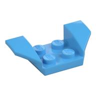 Mudguard 2 × 4 with 2 × 2 Studs and Flared Wings Medium Blue