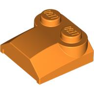 Brick Curved 2 × 2 × 2/3 Two Studs and Lip End Orange