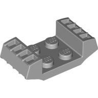 Plate Special 2 × 2 with Grills Light Bluish Gray