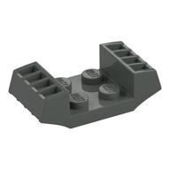 Plate Special 2 × 2 with Grills Dark Gray