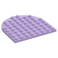 Platte 8 × 8 mit abgerundet Ende Lavendel