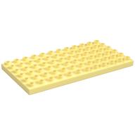Duplo Platte 6 × 12 Leuchtendes Hellgelb