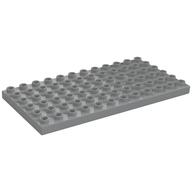 Duplo Platte 6 × 12 Hellblaugrau