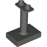 Duplo Stütze 2 × 3 × 3 mit 2 oben Noppen Dunkelgrau
