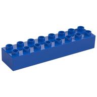Duplo Brick 2 × 8 Blue