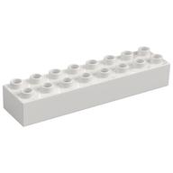 Duplo Stein 2 × 8 Weiß