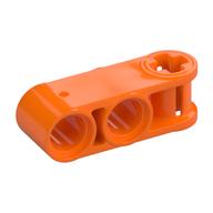Technic Axle and Pin Connector Perpendicular 3L with 2 Pin Holes Orange