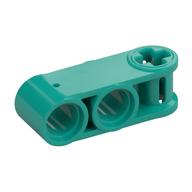 Technic Axle and Pin Connector Perpendicular 3L with 2 Pin Holes Dark Turquoise