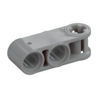 Technic Axle and Pin Connector Perpendicular 3L with 2 Pin Holes Light Bluish Gray