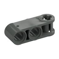 Technic Axle and Pin Connector Perpendicular 3L with 2 Pin Holes Dunkelgrau