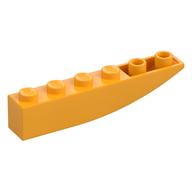 Bogenstein umgekehrt 6 × 1 Leuchtendes Hellorange