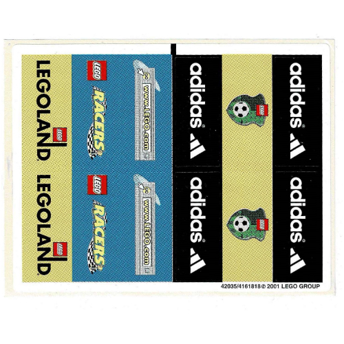 Sticker Sheet for Set 3421-1 [No Color/Any Color]