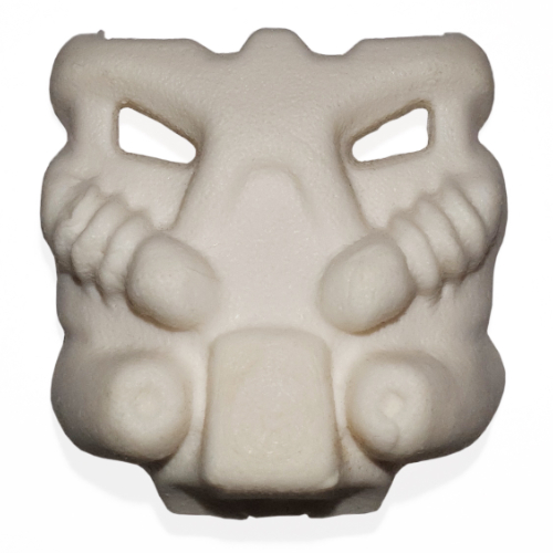 Large Figure Mask Krana Bo White